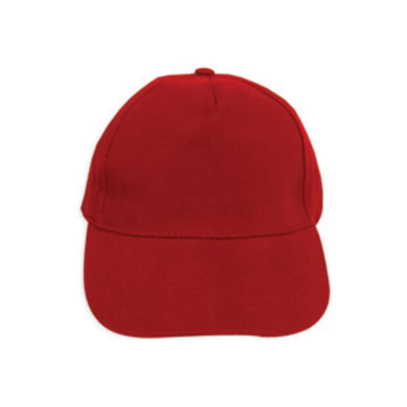 Brush Cotton Cap - Red Color